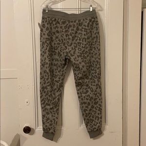 NWT Animal print jogger sweatpants